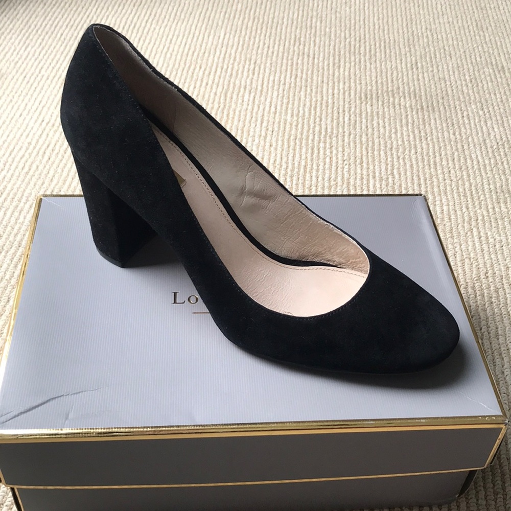 - Louise et Cié Black Suede Heels